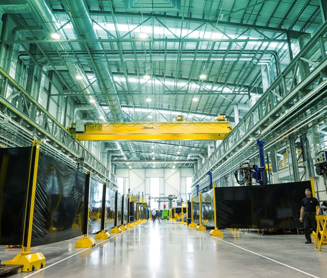 Inside of nuclear reactor hanger Inside of nuclear reactor hanger